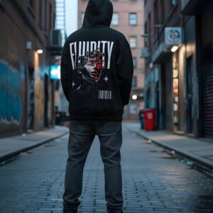 Fluidity Graphic Oversize Hoodie by Yaveddra streetwear fashion brand
