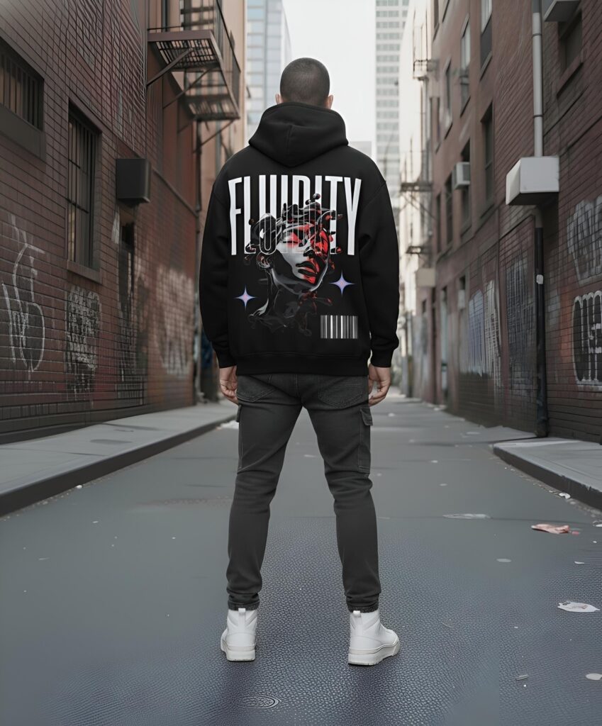 Fluidity Graphic Oversize Hoodie – Streetwear Edition | Yaveddra Fluidity Graphic Oversize Hoodie by Yaveddra streetwear fashion brand