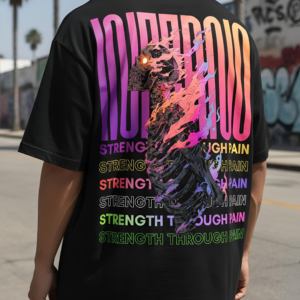 Oversized Graphic T-Shirt Inferno Edition by Yaveddra