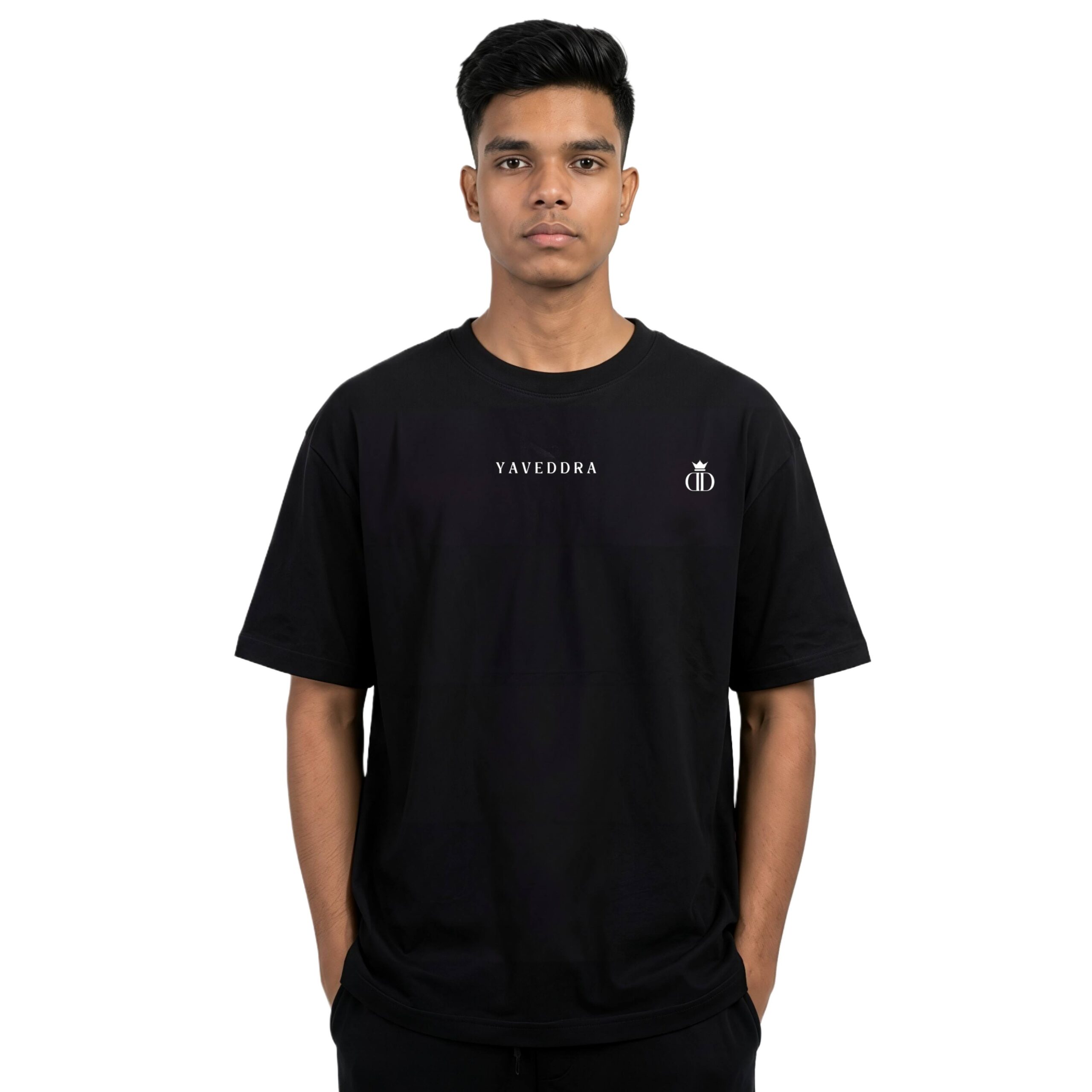 Yaveddra Oversized T Shirt Men Printed Car Graphic Tee Front View Best Oversized T Shirt Men Printed Car Graphic Tee front view black oversized t-shirt Yaveddra Anuurag Mal