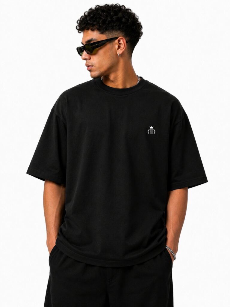 Premium F1 Oversized T Shirt Front View F1 Oversized T Shirt India front view heavyweight streetwear tee The F1 Oversized T-Shirt Men trend