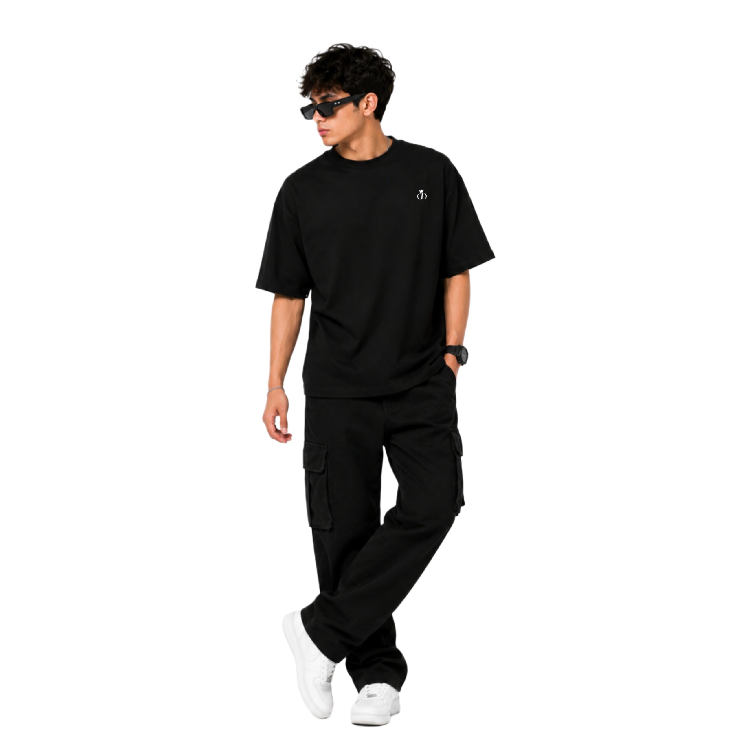 Freedom Oversized Graphic T Shirt Front Style Freedom Oversized Graphic T Shirt front view oversized fit streetwear fashion