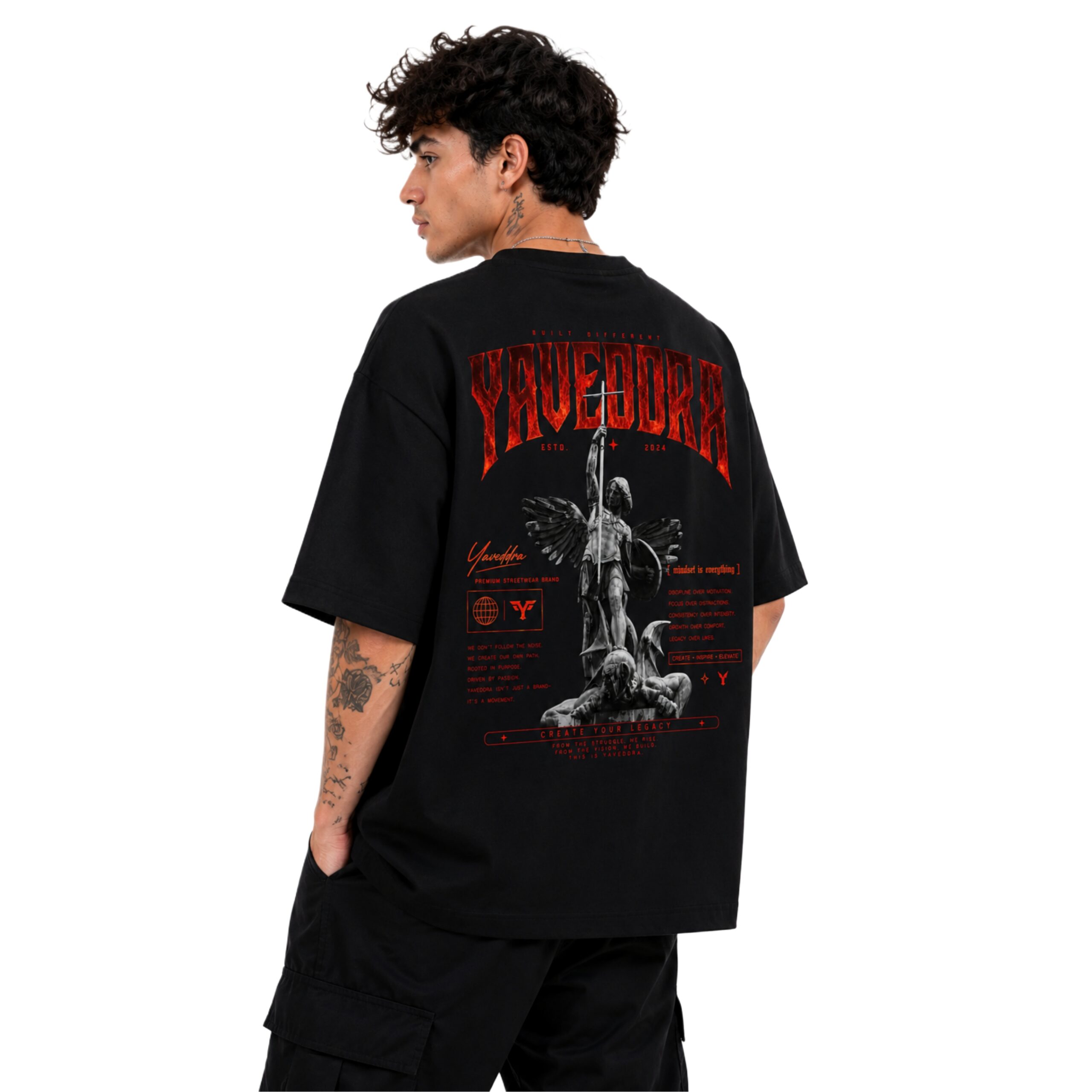 Vintage Graphic Oversized T-Shirt Back Print Vintage Graphic Oversized T-Shirt Back Print