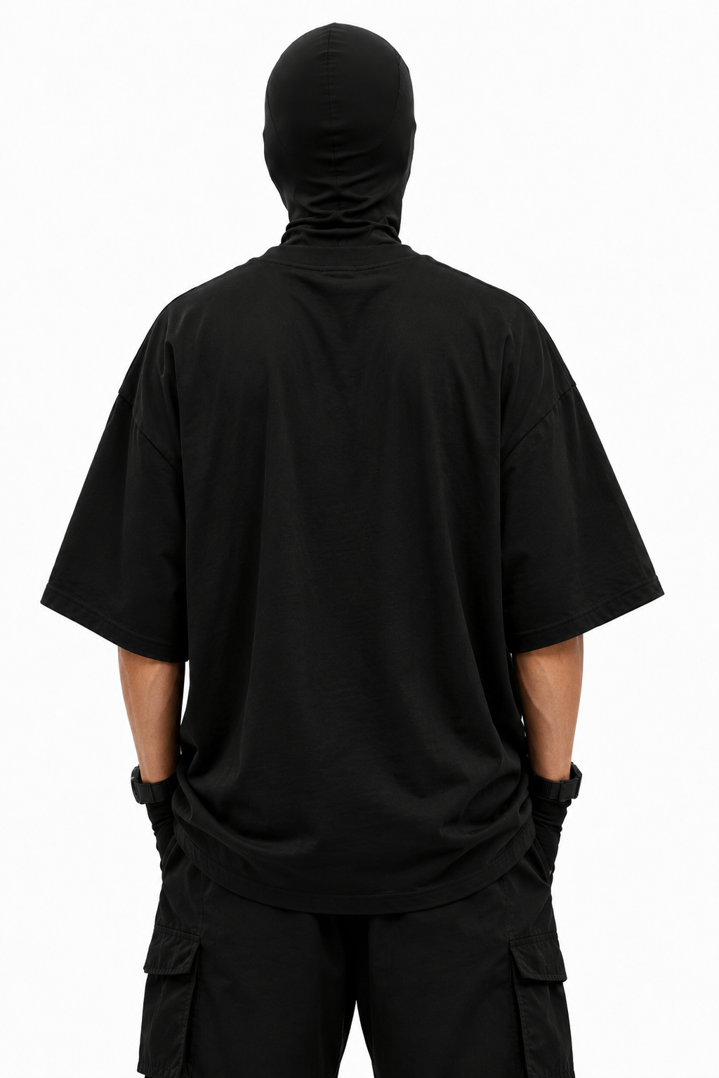 Home Money Oversized T-Shirt back view streetwear design
